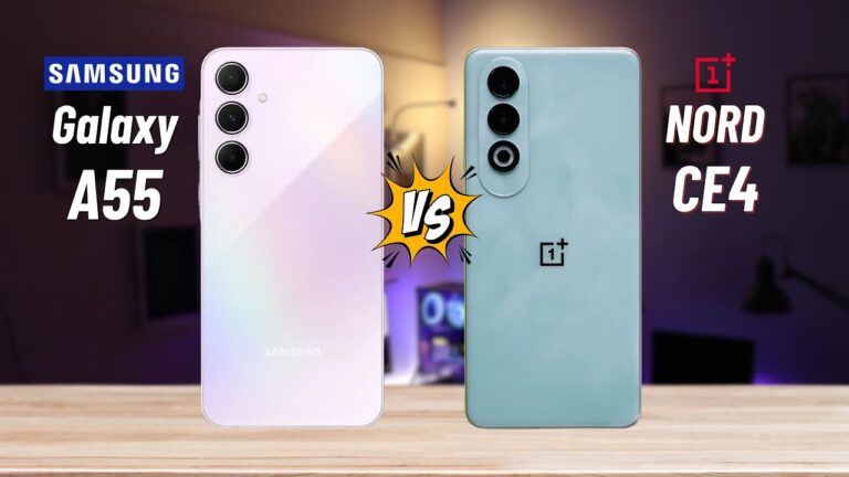 OnePlus Nord CE4 vs Samsung Galaxy A55 Comparison in India 2026
