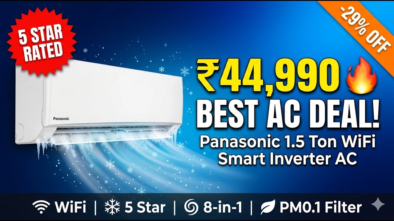 best 5 star ac under 45 000 india 2026 top picks f