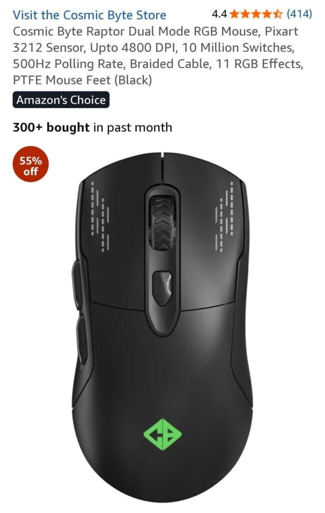best budget gaming mouse under 1500 india 2026