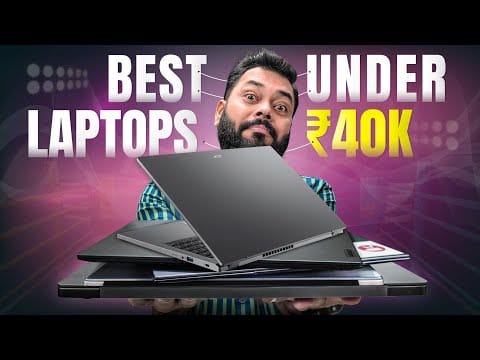 Best Budget Laptops Under ₹40000 India 2026