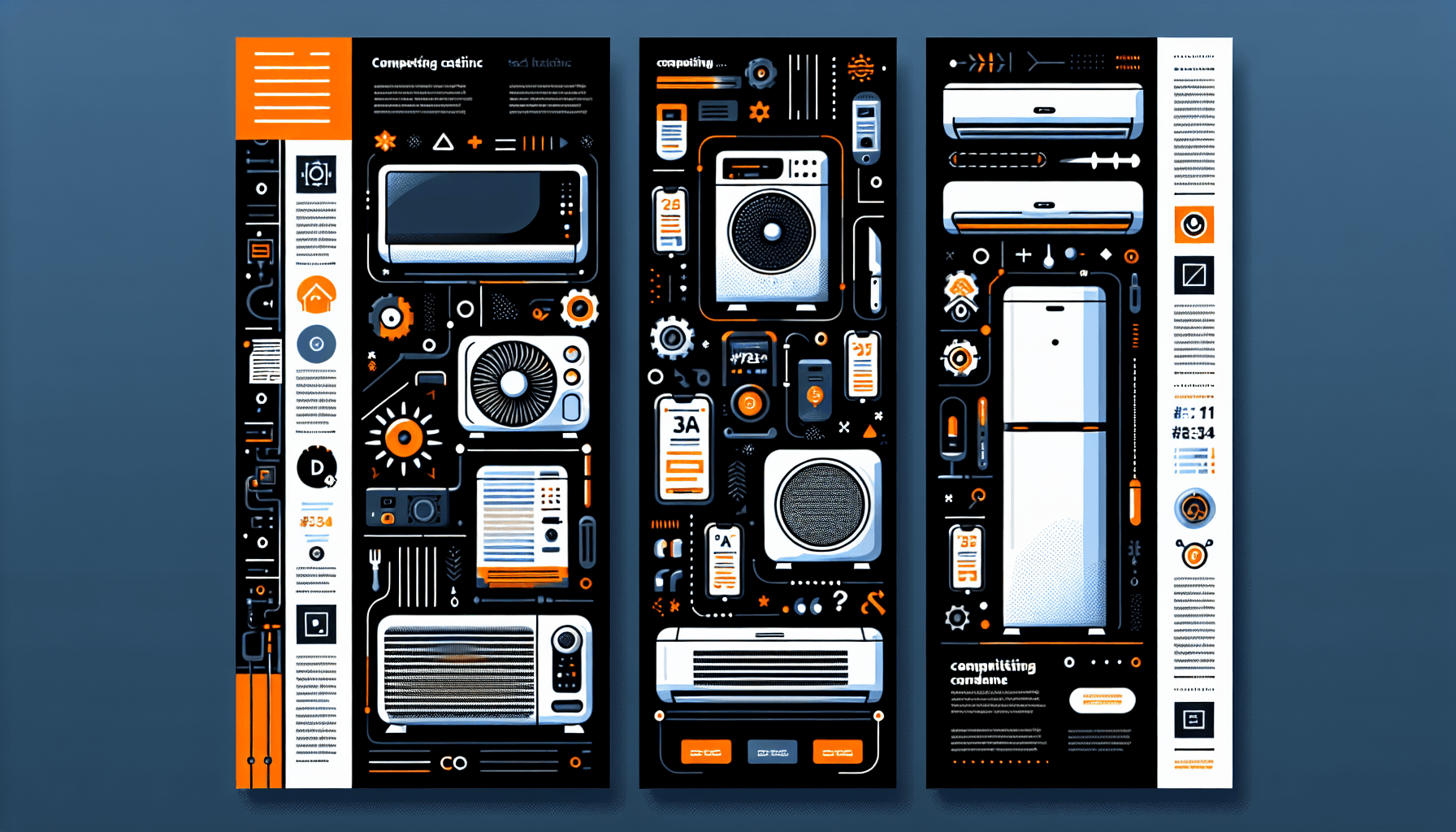 lg vs voltas vs o general vs blue star vs godrej a