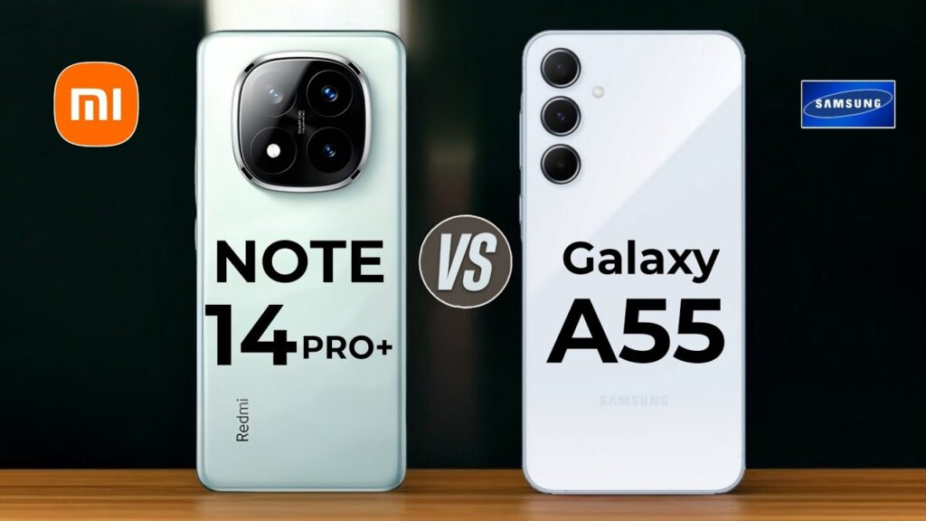 redmi note 14 pro vs samsung galaxy a55 india 2026