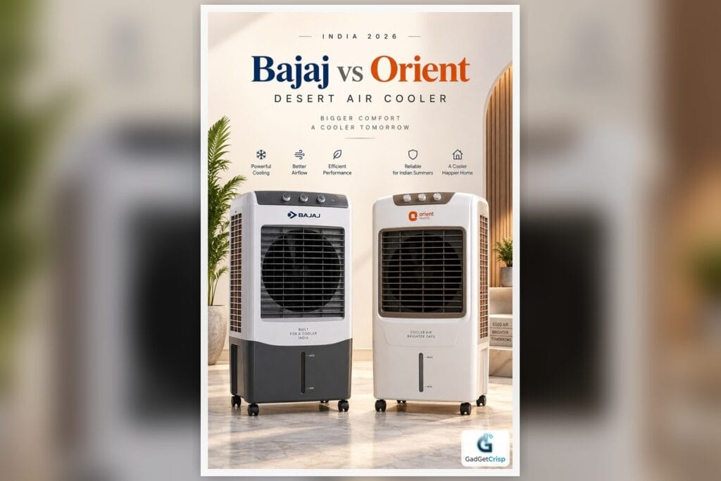 Bajaj vs Orient Desert Air Cooler India 2026 – Mid-Range