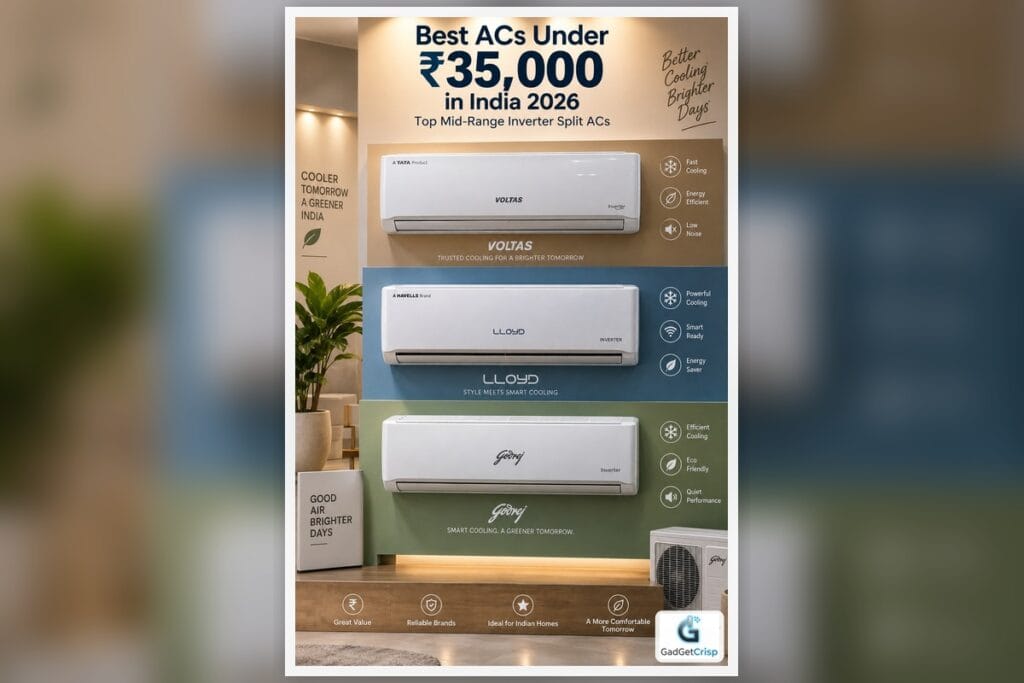 Best ACs Under ₹35,000 in India 2026 — Top Mid-Range Inverter Split ACs Reviewed