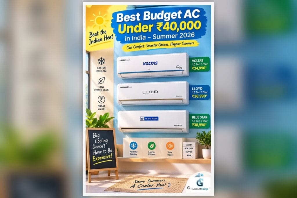 Best Budget AC under 40000 India Summer 2026
