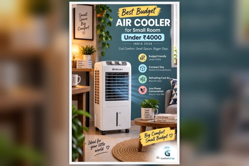 Best Budget Air Cooler for Small Room under ₹4000 India 2026