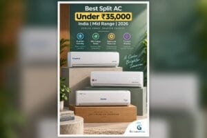Best Split AC under 35000 India Mid-Range 2026