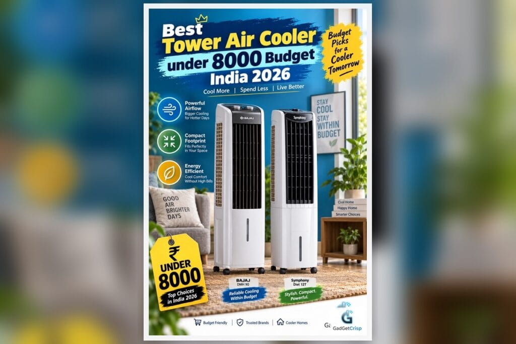 Best Tower Air Cooler under 8000 Budget India 2026