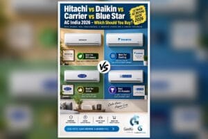 Hitachi vs Daikin vs Carrier vs Blue Star AC India 2026: Which Should You Buy?
