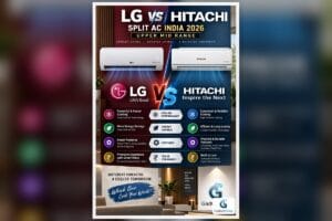 LG vs Hitachi Split AC India 2026 | Upper Mid-Range