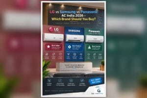 LG vs Samsung vs Panasonic AC India 2026: Which Korean/Japanese Brand Wins?
