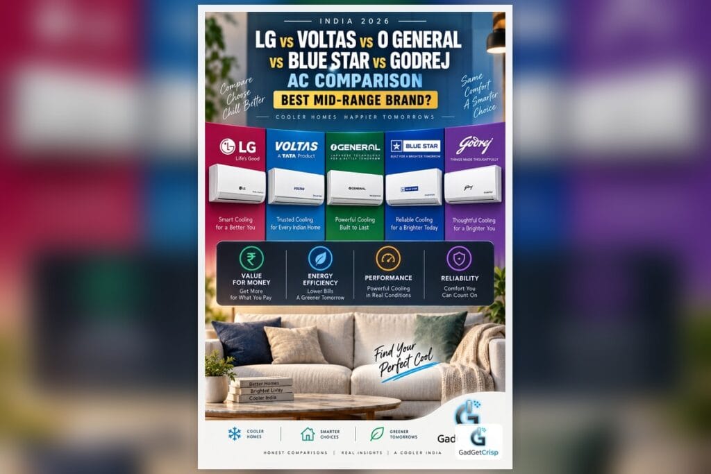 LG vs Voltas vs O-General vs Blue Star vs Godrej AC Comparison India 2026 – Which Should You Buy?