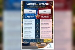 Voltas vs Hitachi AC Comparison India 2026: Pros, Cons & Full Comparison (Mid-Range Split AC)